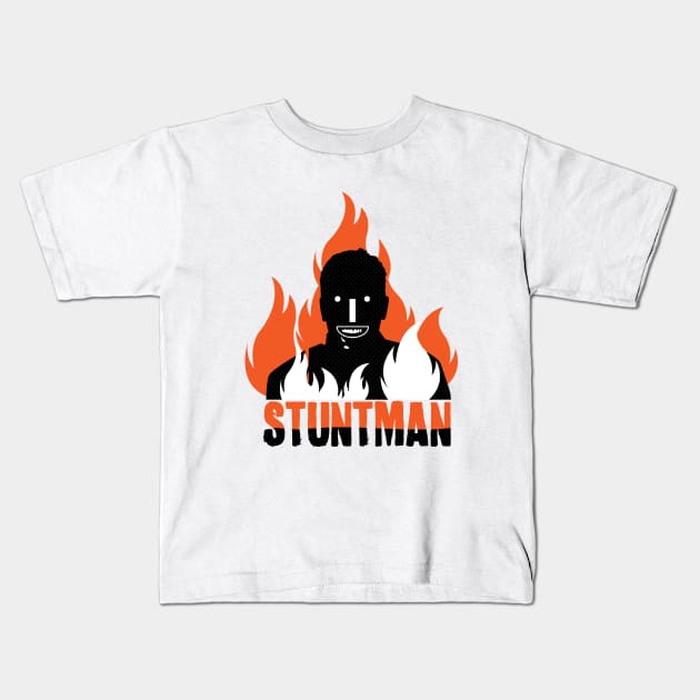 Stuntman Kids T-Shirt by hypokondriak